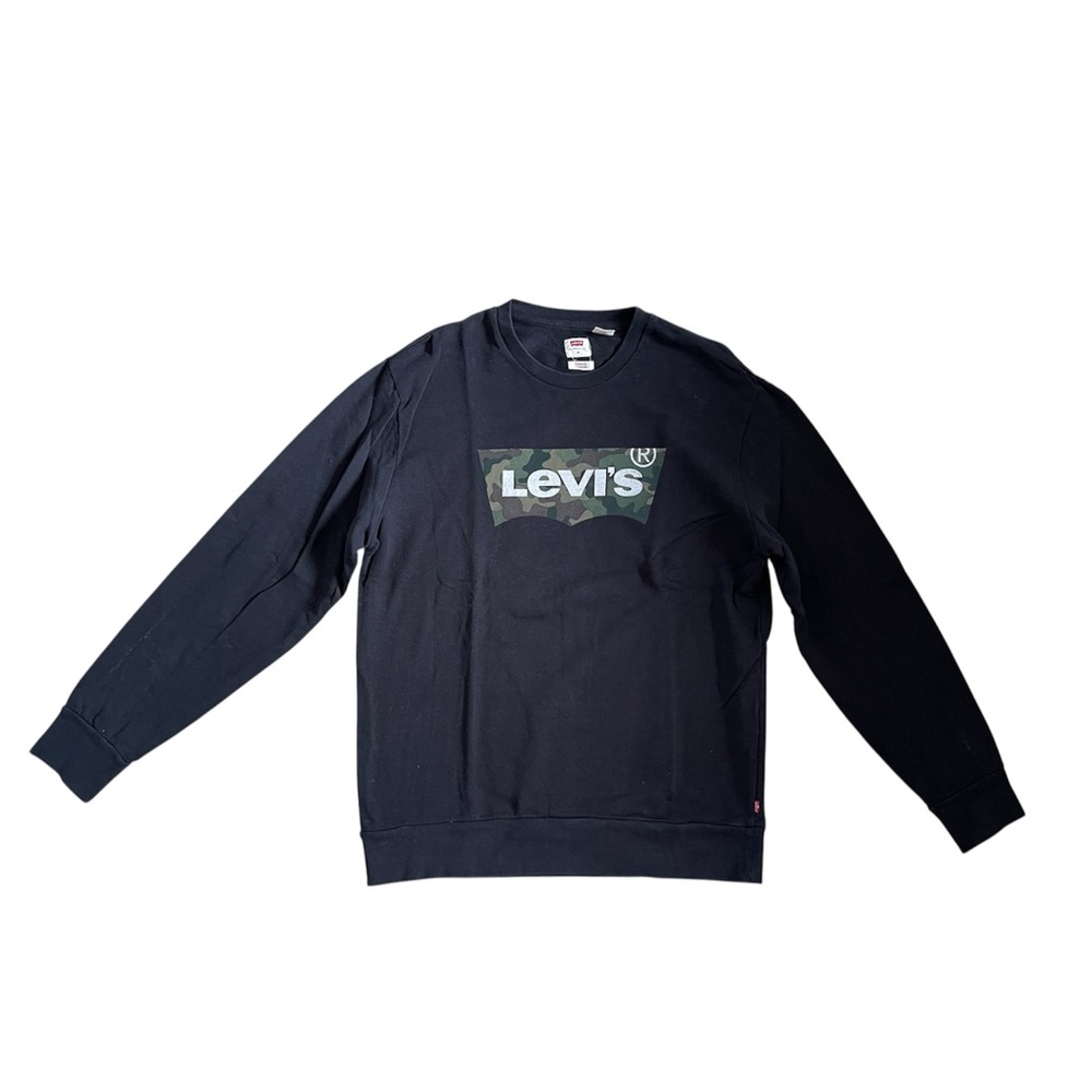 Levi's Men's Black Crewneck Sweater